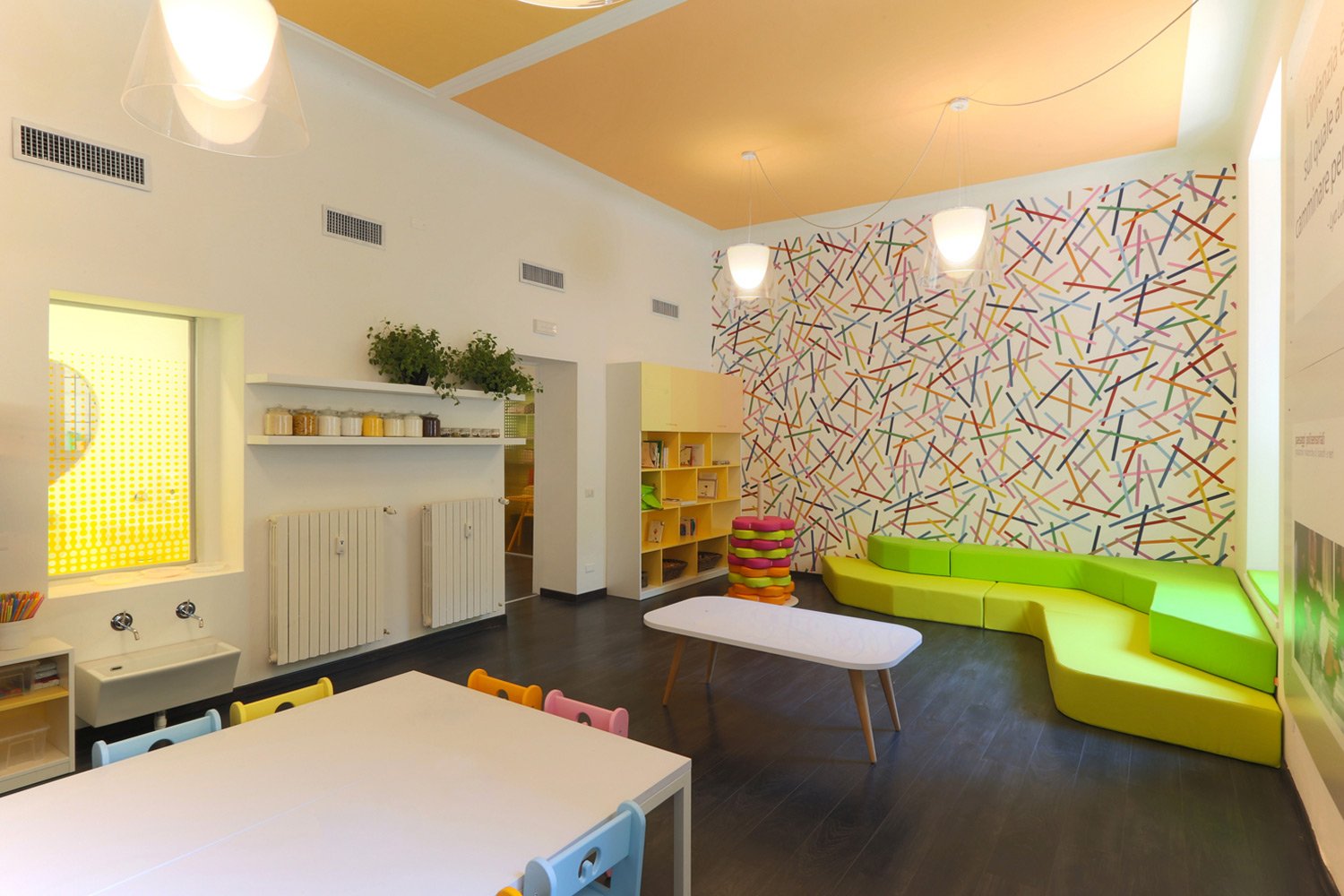 Flexible learning environment designed with minimal structural changes