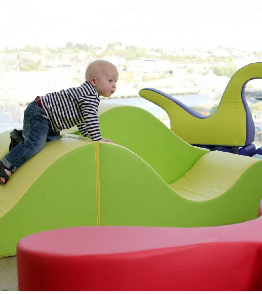 Soft play area designed for Baltic Centre for Contemporary Art