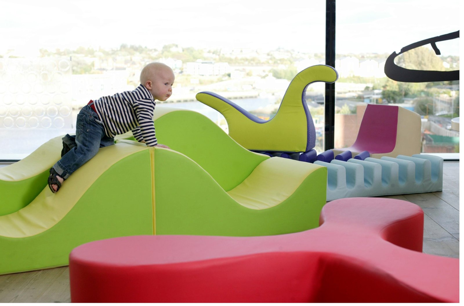 Soft play area designed for Baltic Centre for Contemporary Art