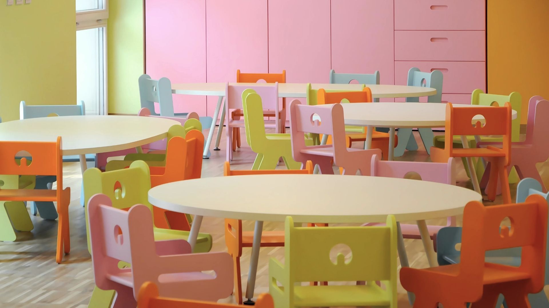Italian preschool furniture for early years learning spaces.
