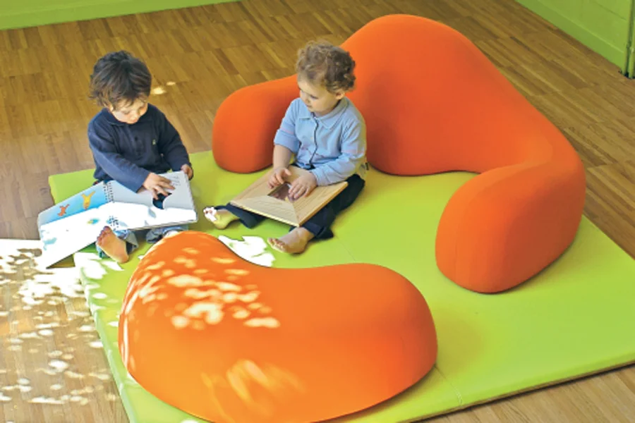 Atoll reading nook with soft surrounding seating