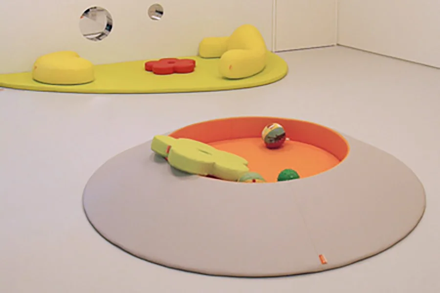 Low Pool soft play space creating an inviting gathering area for children
