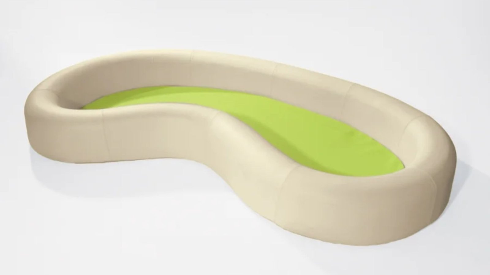 Island collaborative soft play furniture with integrated seating for early years settings
